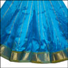 Anandablue Pattu Parikini with contrast border NSS-34(unstitched) - Click here to View more details about this Product